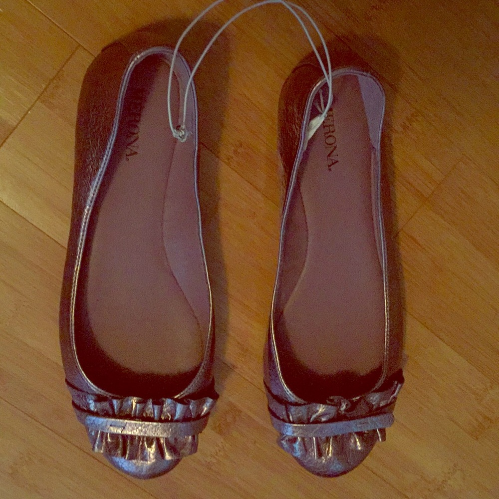 Merona Shoes | Brushed Gold Metallic| Gold |7.5